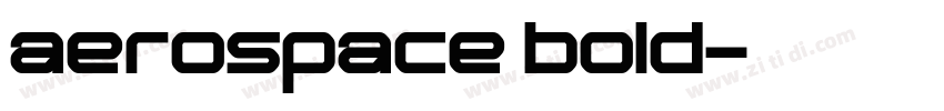 aerospace bold字体转换 aerospace bold字体转换
